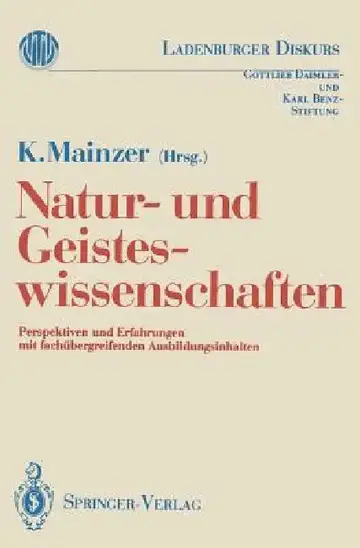 Cover of Natur-Und Geisteswissenschaften
