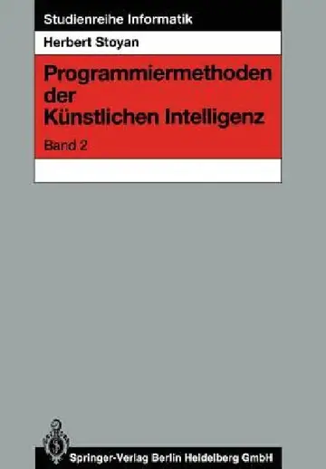 Cover of Programmiermethoden Der Künstlichen Intelligenz
