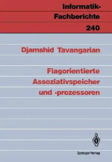 Cover of Flagorientierte Assoziativspeicher Und -Prozessoren