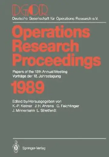 Cover of Papers of the 18th Annual Meeting / Vorträge Der 18. Jahrestagung