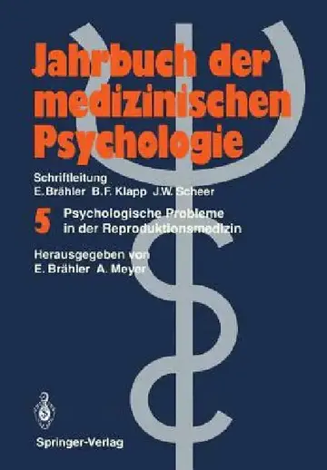 Cover of Psychologische Probleme in Der Reproduktionsmedizin
