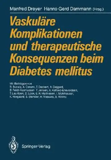 Cover of Vaskuläre Komplikationen Und Therapeutische Konsequenzen Beim Diabetes Mellitus