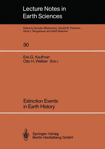 Cover of Extinction Events in Earth History