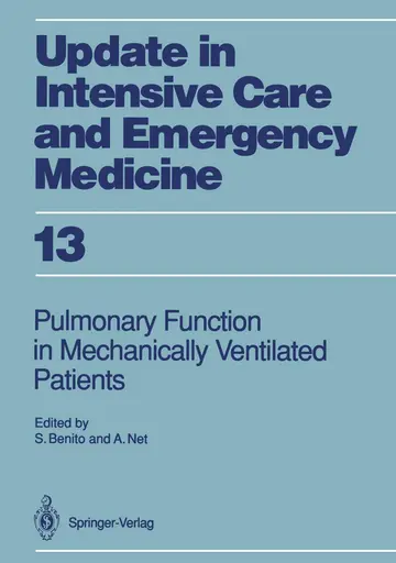 Cover of Pulmonary Function in Mechanically Ventilated Patients
