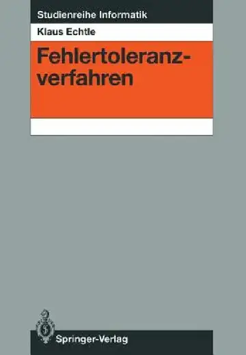 Cover of Fehlertoleranzverfahren