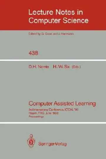 Cover of Computer Assisted Learning