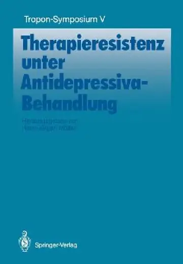 Cover of Therapieresistenz Unter Antidepressiva-Behandlung