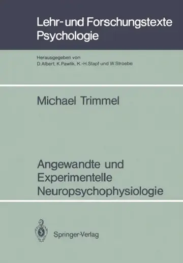 Cover of Angewandte Und Experimentelle Neuropsychophysiologie