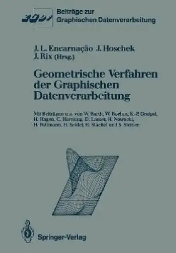 Cover of Geometrische Verfahren Der Graphischen Datenverarbeitung