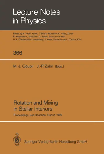 Cover of Rotation and Mixing in Stellar Interiors