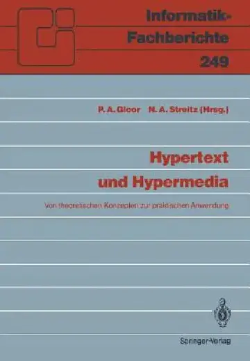 Cover of Hypertext Und Hypermedia