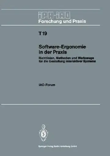 Cover of Software-Ergonomie in Der PRAXIS