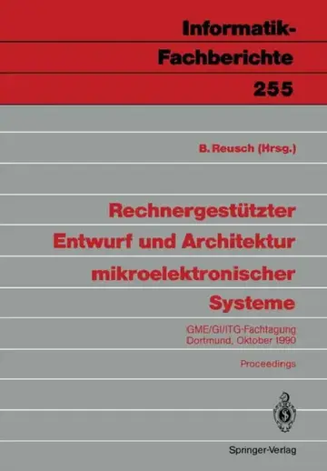 Cover of Rechnergestützter Entwurf Und Architektur Mikroelektronischer Systeme