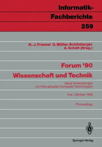 Cover of Forum '90 Wissenschaft Und Technik