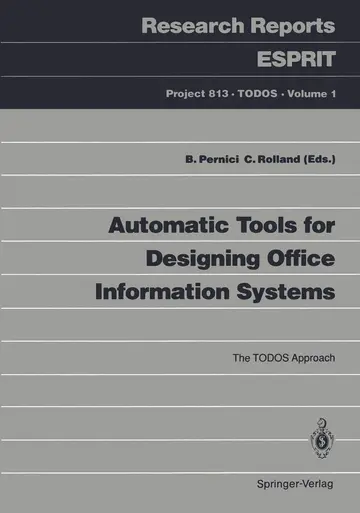 Cover of Automatic Tools for Designing Office Information Systems