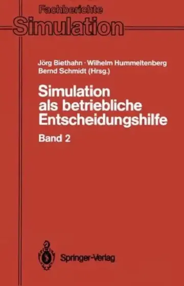 Cover of Simulation ALS Betriebliche Entscheidungshilfe