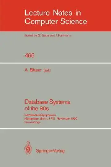 Cover of Database Systems of the 90s