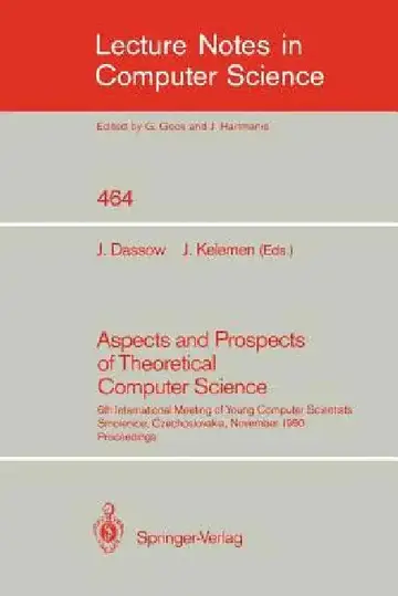 Cover of Aspects and Prospects of Theoretical Computer Science