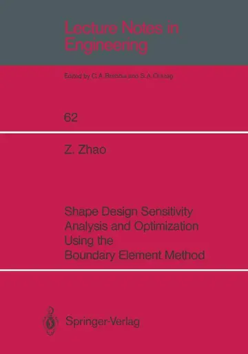 Cover of Shape Design Sensitivity Analysis and Optimization Using the Boundary Element Method