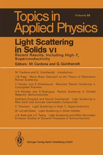Cover of Light Scattering in Solids