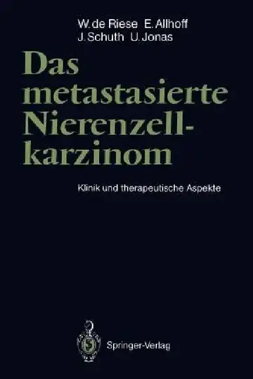 Cover of Das Metastasierte Nierenzellkarzinom