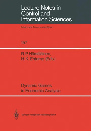 Cover of Dynamic Games in Economic Analysis