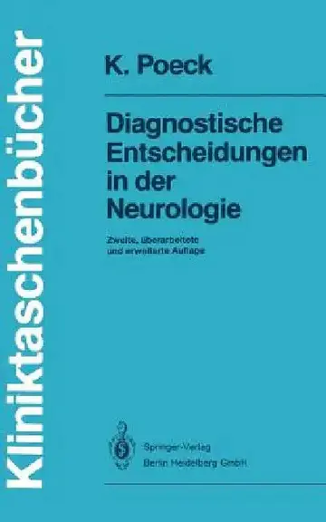 Cover of Diagnostische Entscheidungen in Der Neurologie