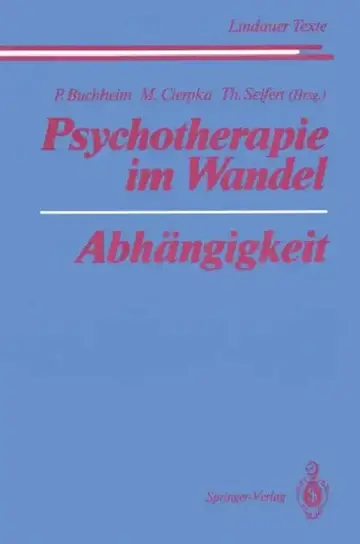 Cover of Psychotherapie Im Wandel Abhängigkeit
