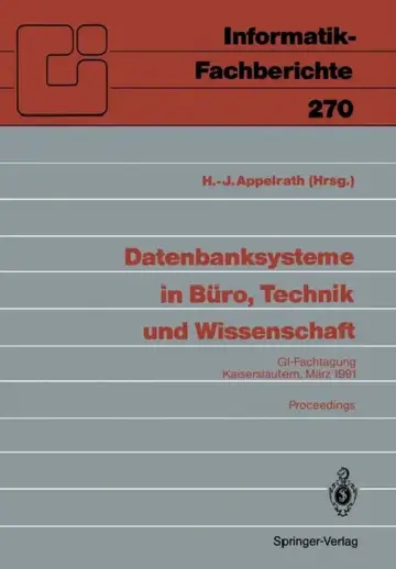Cover of Datenbanksysteme in Büro, Technik Und Wissenschaft