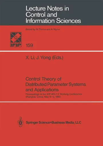 Cover of Control Theory of Distributed Parameter Systems and Applications