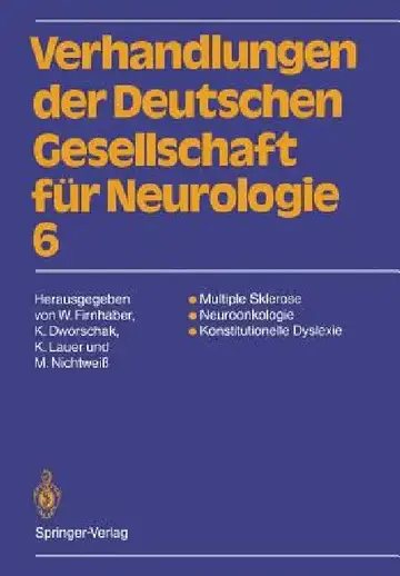 Cover of Multiple Sklerose Neuroonkologie Konstitutionelle Dyslexie