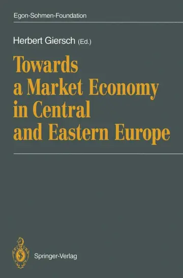 Cover of Towards a Market Economy in Central and Eastern Europe