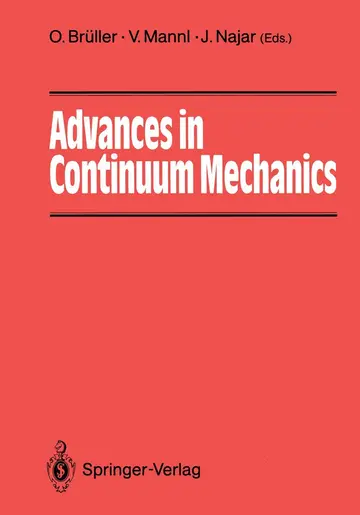 Cover of Advances in Continuum Mechanics