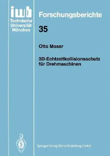 Cover of 3d-Echtzeitkollisionsschutz Für Drehmaschinen