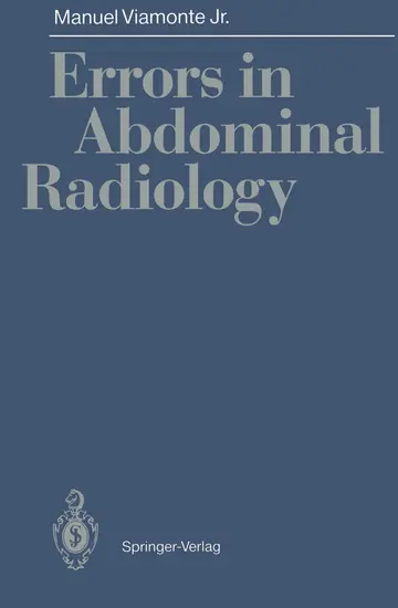 Cover of Errors in Abdominal Radiology