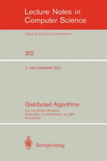 Cover of Distributed Algorithms