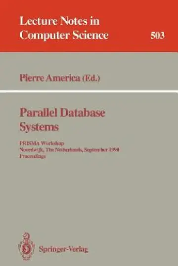 Cover of Parallel Database Systems
