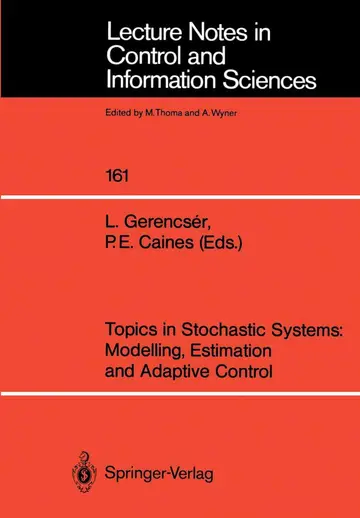 Cover of Topics in Stochastic Systems
