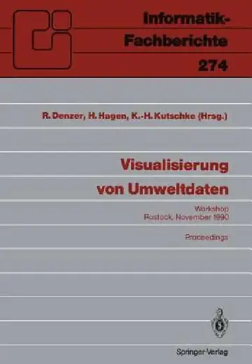 Cover of Visualisierung Von Umweltdaten