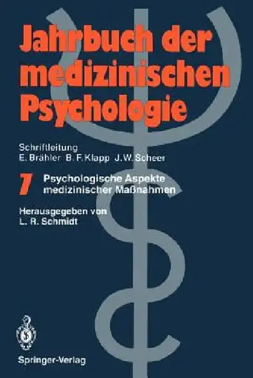 Cover of Psychologische Aspekte Medizinischer Maßnahmen