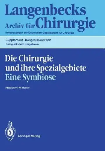 Cover of Die Chirurgie Und Ihre Spezialgebiete Eine Symbiose