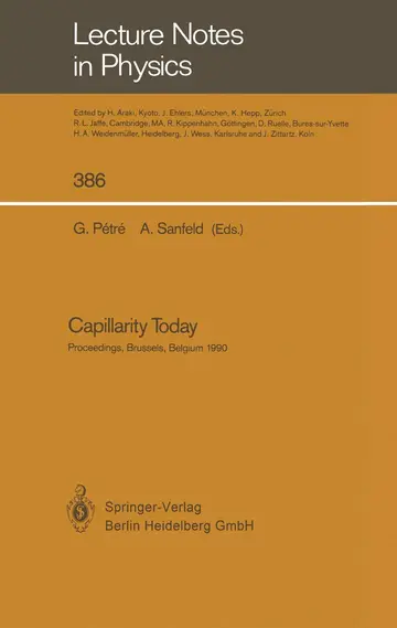 Cover of Capillarity Today