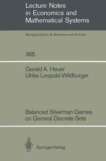 Cover of Balanced Silverman Games on General Discrete Sets