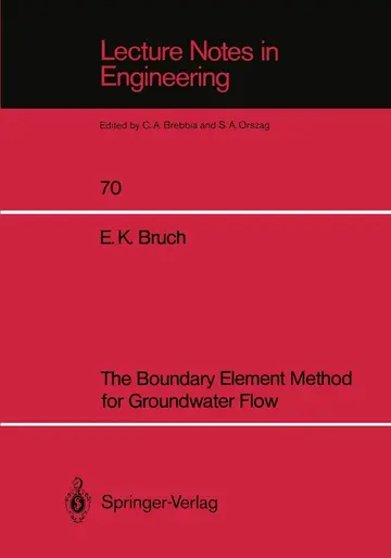 Cover of The Boundary Element Method for Groundwater Flow