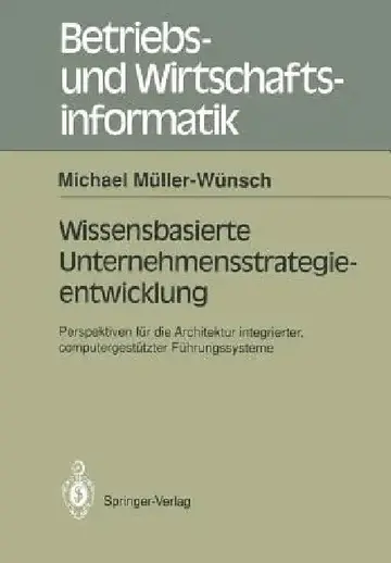 Cover of Wissenbasierte Unternehmensstrategieentwicklung