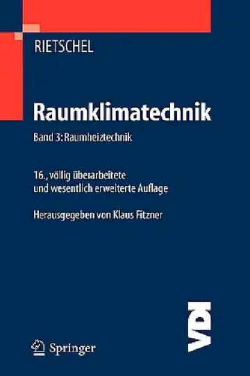 Cover of Raumklimatechnik