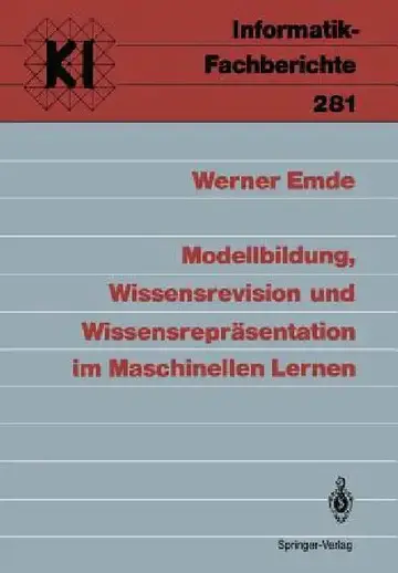 Cover of Modellbildung, Wissensrevision Und Wissensrepräsentation Im Maschinellen Lernen