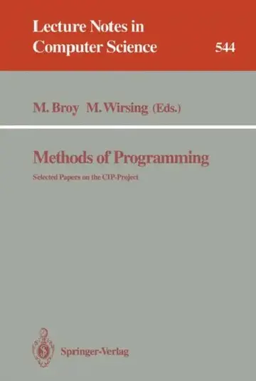 Cover of Methods of Programming