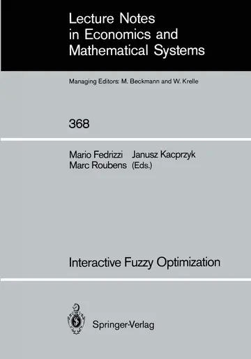Cover of Interactive Fuzzy Optimization