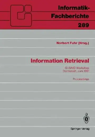 Cover of Information Retrieval
